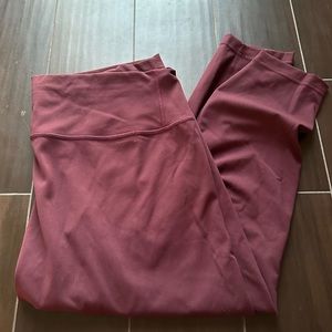Align Leggings Size 18 In maroon